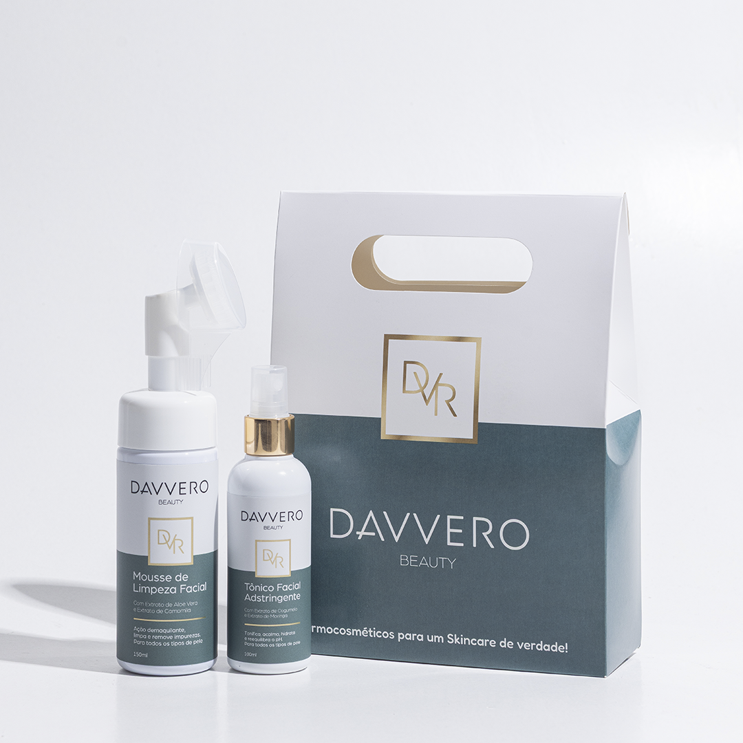 Kit Skincare de Limpeza e Tonificação Facial