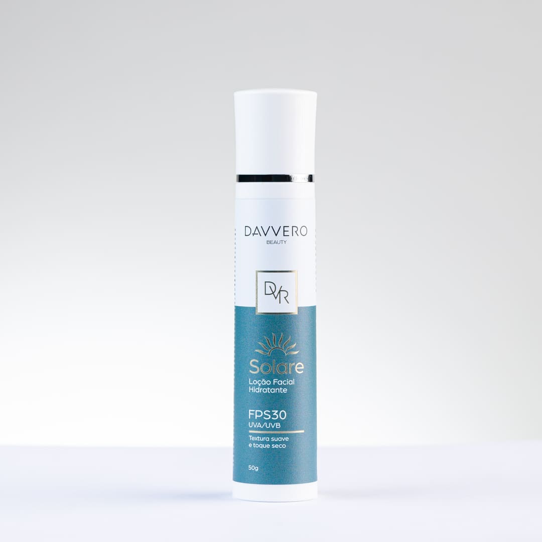 Loção Facial Hidratante com Proteção Solar