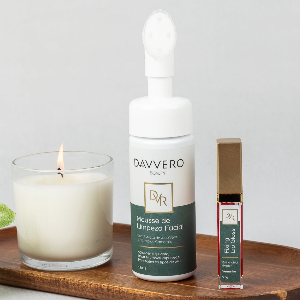 Kit Limpeza e Brilho Labial