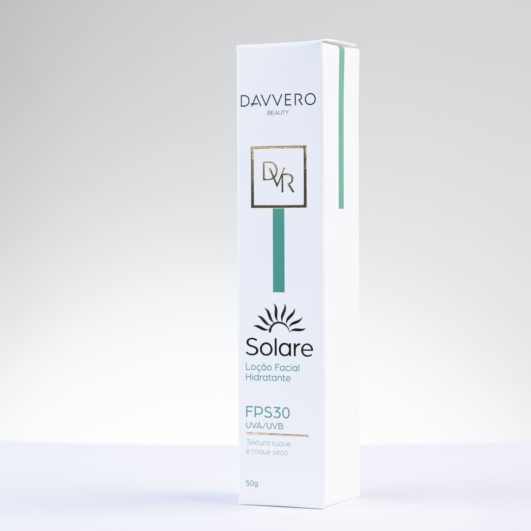 Loção Facial Hidratante com Proteção Solar