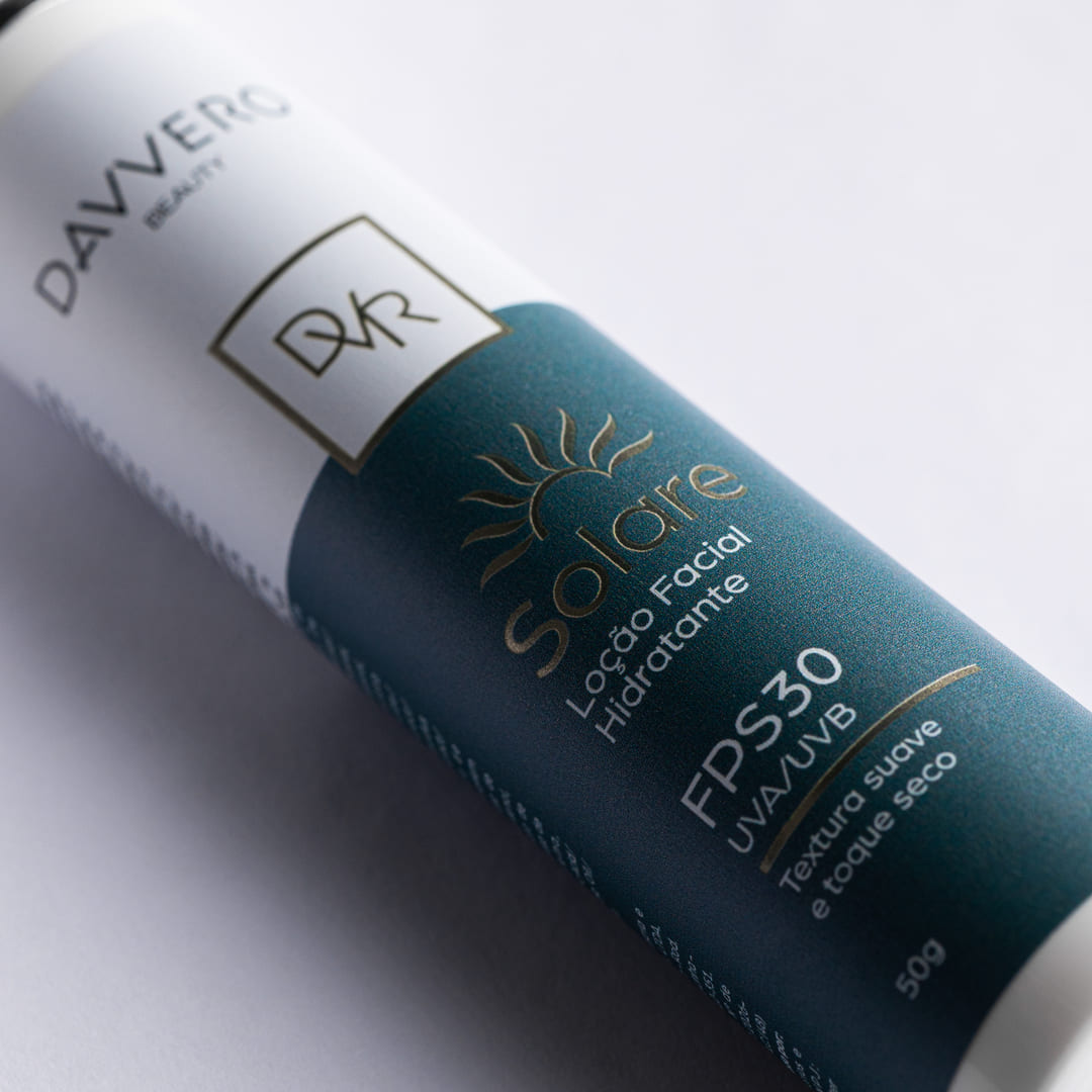Loção Facial Hidratante com Proteção Solar